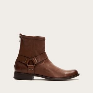 Frye Phillip Leather Harness Boot Chukkah, 11